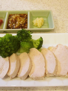 さっぱりボイルドチキン(ゆで鶏)-レシピのメイン写真