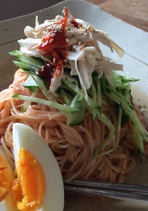 素麺でビビン麺-レシピのメイン写真