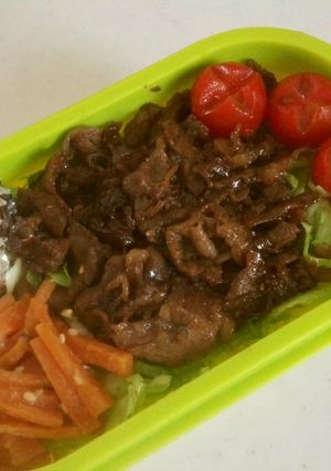 お弁当に！牛肉のっけもり-レシピのメイン写真