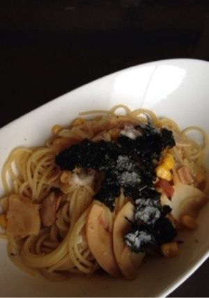 ガーリックパターでウマウマ 筍のパスタ-レシピのメイン写真
