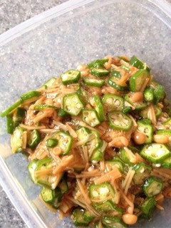 簡単♪ご飯のお供に なめたけオクラ-レシピのメイン写真