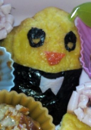 キャラ弁　ふなっしー-レシピのメイン写真
