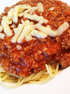 ケチャップで☆ミートソースパスタ♩-レシピのメイン写真