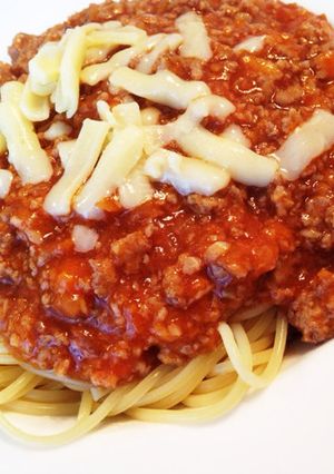 ケチャップで☆ミートソースパスタ♩-レシピのメイン写真