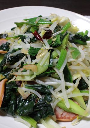 余った野菜でペペロンチーノ風野菜炒め-レシピのメイン写真