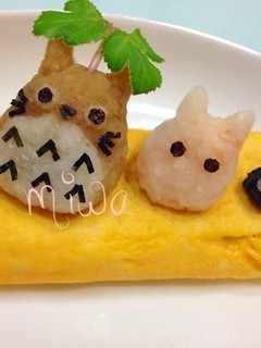 大根おろしアート(トトロ)-レシピのメイン写真