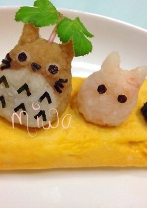 大根おろしアート(トトロ)-レシピのメイン写真