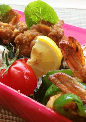お弁当にも大人気✿海老マヨカレー炒め-レシピのメイン写真