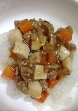 ベビごはん離乳食 〜和風麻婆豆腐〜-レシピのメイン写真