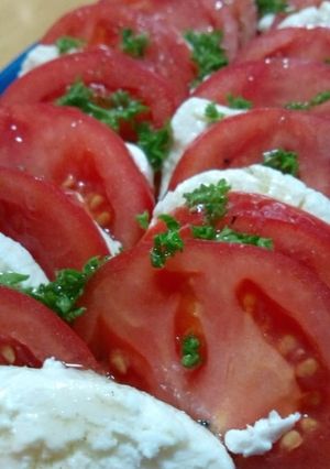 モツァレラ風チーズとトマトのカプレーゼ-レシピのメイン写真