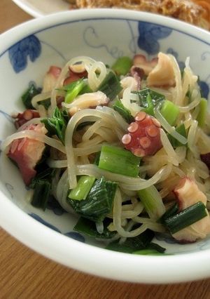 タコと糸こんにゃくのペペロン風-レシピのメイン写真