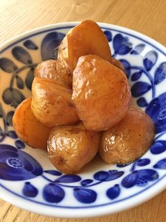 新じゃが、揚げ煮。-レシピのメイン写真