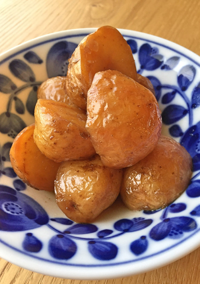 新じゃが、揚げ煮。-レシピのメイン写真