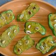 素材まるごと♪ピーマンのカボチャ詰め
