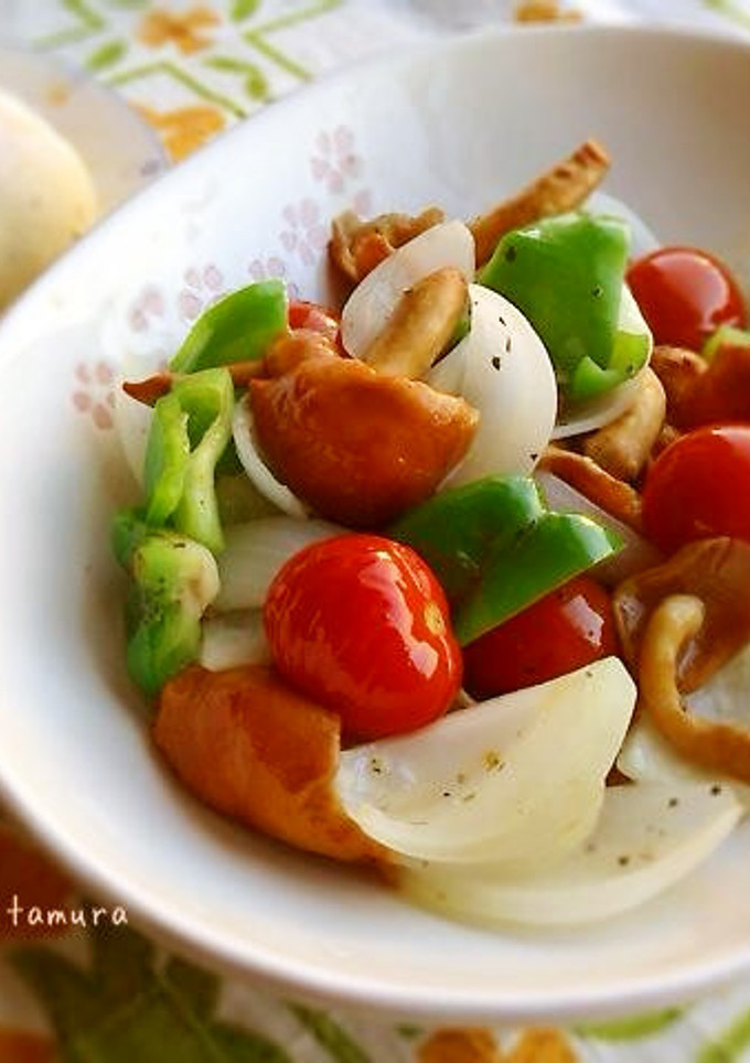 なめこいりの野菜炒め-レシピのメイン写真