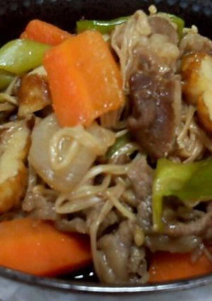 がっつり!すき焼き風-レシピのメイン写真