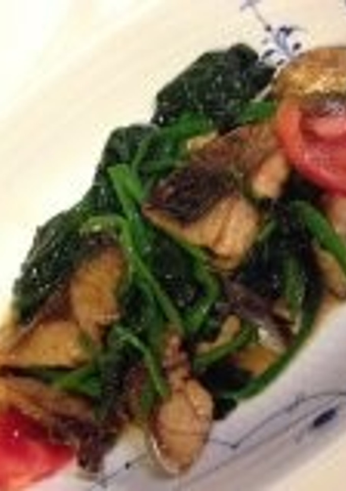 さばとほうれん草の炒め物★-レシピのメイン写真