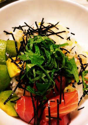 アボガドマグロとろろ豪華丼♡-レシピのメイン写真