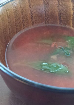 飲みすぎの翌朝にしょうがトマトスープ-レシピのメイン写真