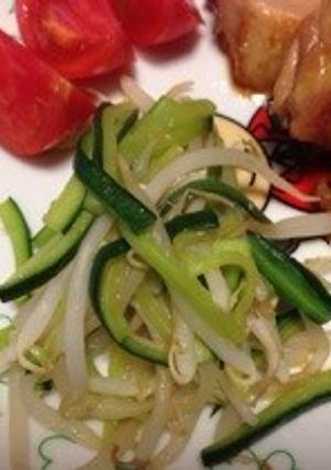 安くて簡単！もやしときゅうりの炒め物-レシピのメイン写真