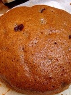 ふわふわ黒糖レーズン蒸しケーキ-レシピのメイン写真