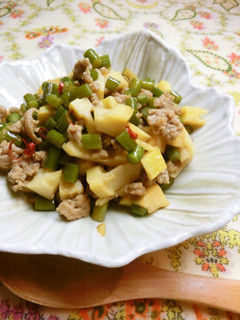 タイ風にんにくの芽の炒め物-レシピのメイン写真
