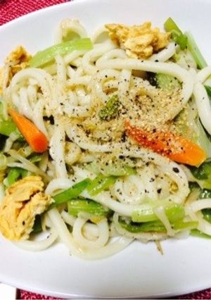 ウェイパーだけで中華風焼きうどん-レシピのメイン写真