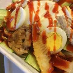 รูปของ サラダ風にしたヘルシー徳山ピビン麺
