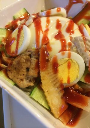 サラダ風にしたヘルシー徳山ピビン麺-レシピのメイン写真