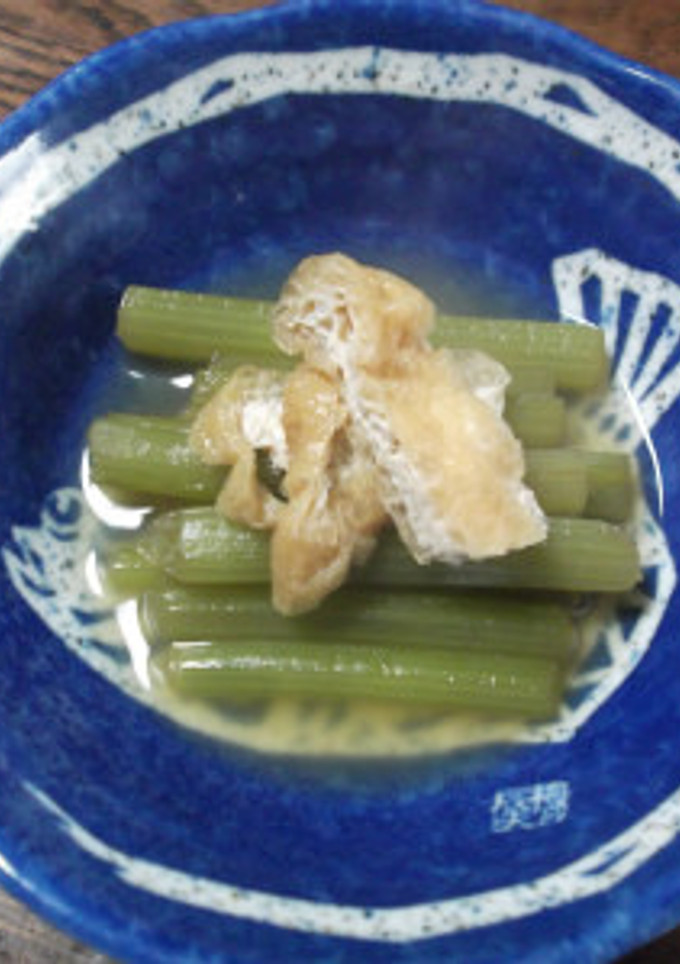 ふきと油揚げの煮物-レシピのメイン写真
