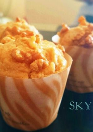 マクロビおやつ☆メープルくるみマフィン-レシピのメイン写真