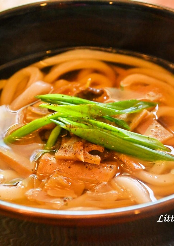 たけのこのしぐれ煮 肉うどん-レシピのメイン写真