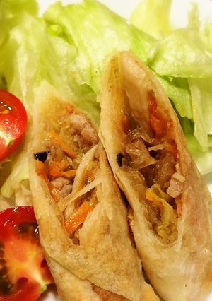 ☆簡単揚げないヘルシー 新たけのこ春巻き-レシピのメイン写真