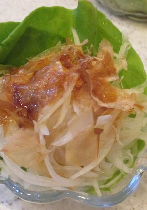 サラダ菜とたまねぎのサラダ-レシピのメイン写真