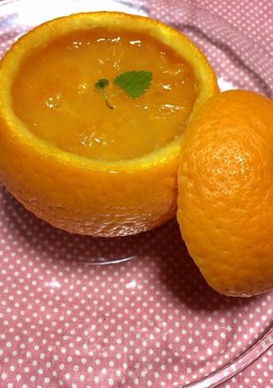 まるごとオレンジゼリー-レシピのメイン写真