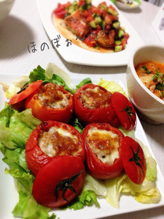 トマトのファルシー-レシピのメイン写真