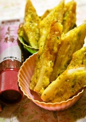 お弁当に！しそ梅deちくわのピカタ-レシピのメイン写真