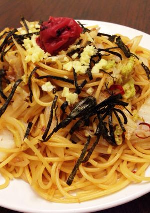梅と生姜の和風スパゲティ-レシピのメイン写真