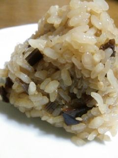 山蕗佃煮でおにぎり♪-レシピのメイン写真