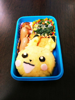 ピカチュウキャラ弁-レシピのメイン写真