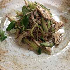 รูปของ 簡単ぶっかけ香菜蕎麦