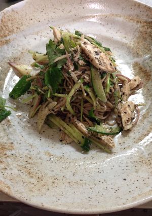 簡単ぶっかけ香菜蕎麦-レシピのメイン写真
