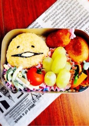 簡単キャラ弁*なめこおにぎり*-レシピのメイン写真