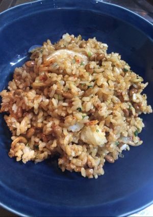 絶対美味しい！納豆キムチチャーハン！-レシピのメイン写真