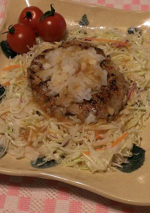 トリプルきのこのおろしバーグ♪-レシピのメイン写真