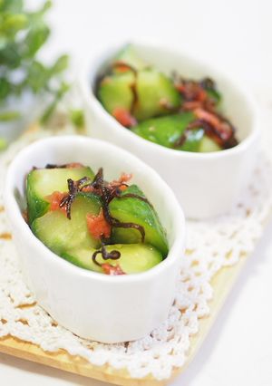 やみつき✿胡瓜の梅昆布和え✿-レシピのメイン写真