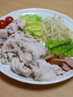 豚しゃぶ♬野菜ときのこも♪-レシピのメイン写真