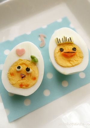 ゆで卵でふなっしー♪バリィさん♪-レシピのメイン写真