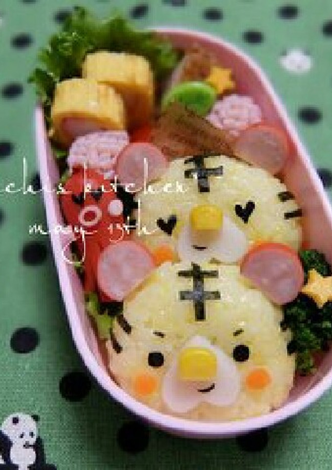 幼稚園 お弁当 キャラ弁♡とらさん-レシピのメイン写真