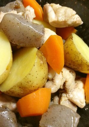 美味しい新じゃがと鶏ももの煮物-レシピのメイン写真
